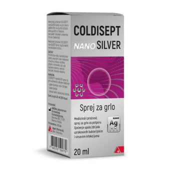 Coldisept nanosilver kurgusprei 20 ml