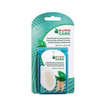 Eurocare hüdrokolloidne villiplaaster 6,9 x 4,4 cm N5