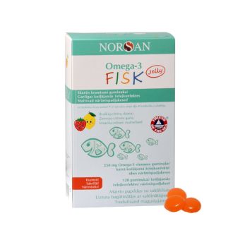 Norsan Omega-3 Fisk гелевые капсулы N120