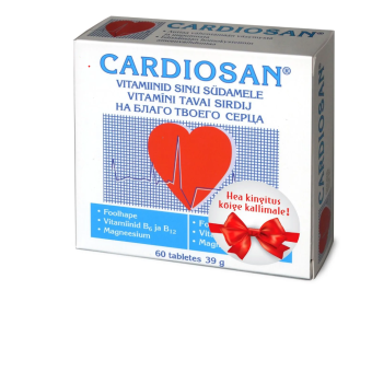 Cardiosan сердечные таблетки N60