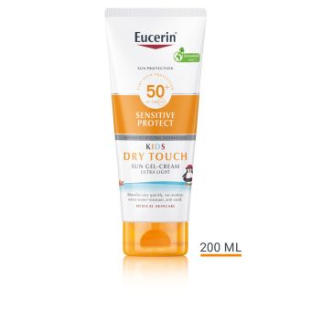 Eucerin Sun Sensitive Protect geel-kreem lastele SPF50+ 200 ml