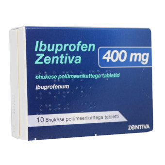 IBUPROFEN ZENTIVA ÕHUK. POLÜM.KAT. TBL 400MG N10