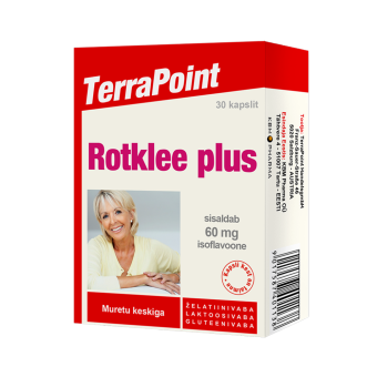 Terrapoint Rotklee Plus капсулы с красным клевером 30MG N30
