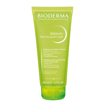 Bioderma Sebium aktiivhappega näopesugeel 200 ml