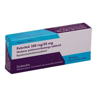 FEBRILEK KAETUD TBL 200MG+30MG N12