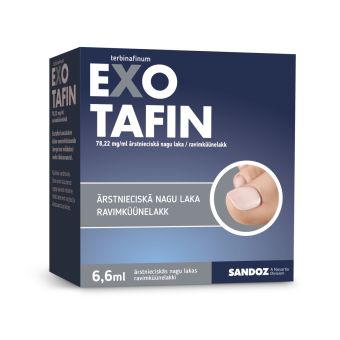 EXOTAFIN RAVIMKÜÜNELAKK 78,22MG/ML 6,6ML N1