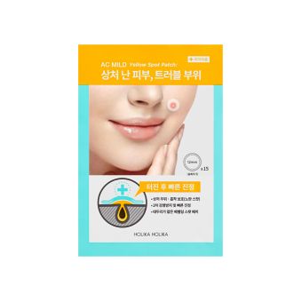 Holika Holika AC MILD Yellow Spot Patch противовоспалительные патчи 15 шт.