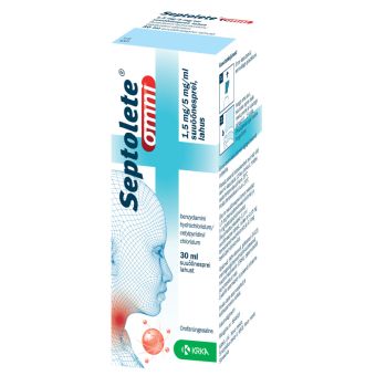 SEPTOLETE OMNI SUUÕÕNESPREI LAHUS 1.5MG+5MG N1 30 ml