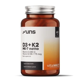 Uns vitamiin D3 + K2 N60