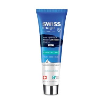 Swiss Image Pore Tightening & Mattifying Charcoal Cleanser 3-in-1 100 ml