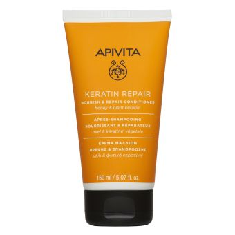 Apivita Nourish & Keratin Repair кондиционер для сухих и поврежденных волос 150 мл