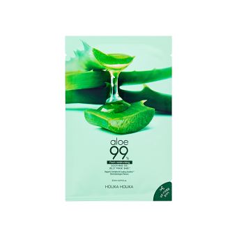 Holika Holika Aloe 99% Soothing Gel Jelly Mask Sheet тканевая маска для лица с алоэ 23 мл