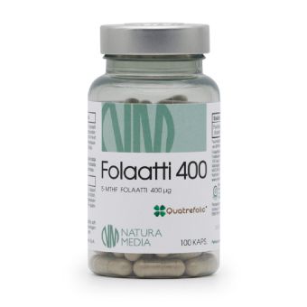 Natura Media folaat 400mcg N100