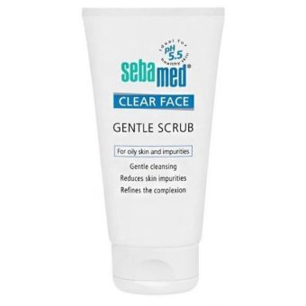 Sebamed Clear Face нежно отшелушивающий очищающий крем 150 мл