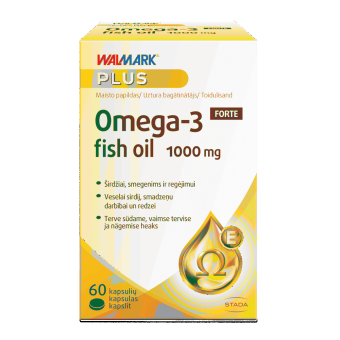 Walmark Omega-3 Forte мягкие капсулы с рыбьим жиром 1000mg N60