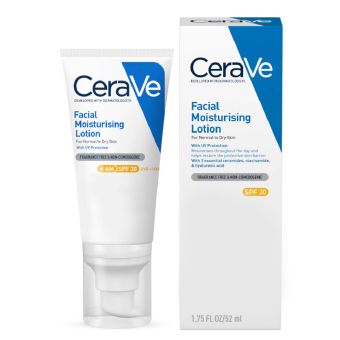 CeraVe Facial Moisturising Lotion AM niisutav päevakreem SPF30 52 ml