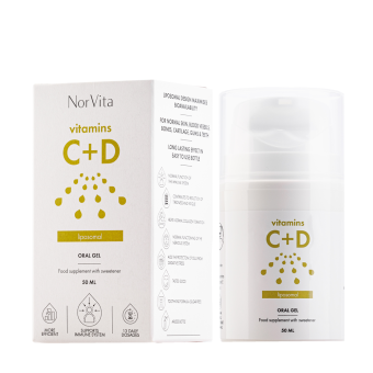 NorVita Vitamiin C+D Liposoomne suukaudne geel 50 ml