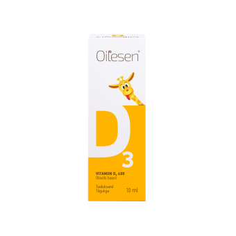 Oilesen Vitamiin D3 tilgad 400 10 ml