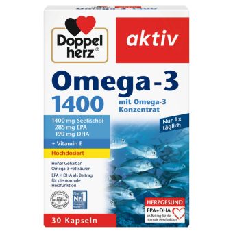 Doppelherz Aktiv Omega-3 kapslid 1400mg N30