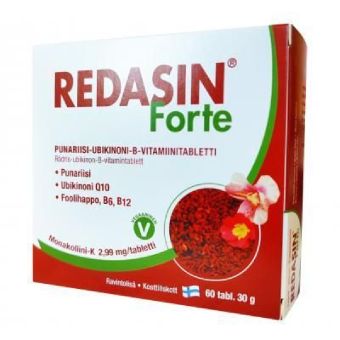 Redasin Forte Südametabletid punase riisiga tbl N60