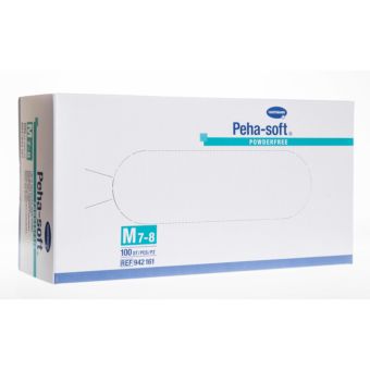 Peha-soft перчатки из латекса без пудры mittester M N100