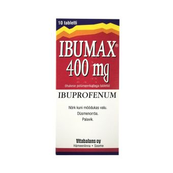 IBUMAX ÕHUKE POLÜMEERKATTEGA TBL 400MG N10