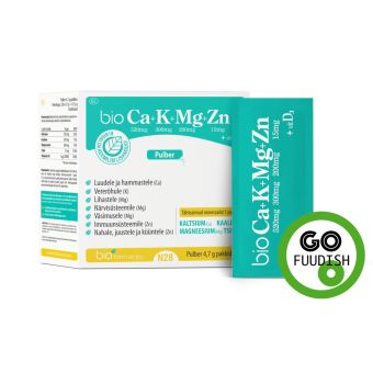 Biofarmacija bioCa+K+Mg+Zn+D3 N28