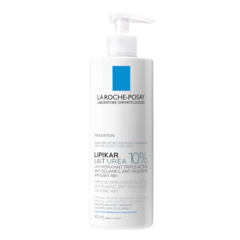 La Roche-Posay Lipikar Lait 10% uureaga kolmekordse toimega niisutav ihupiim 400 ml