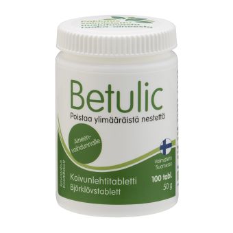 Betulic таблетки с экстрактом березовых листьев N100