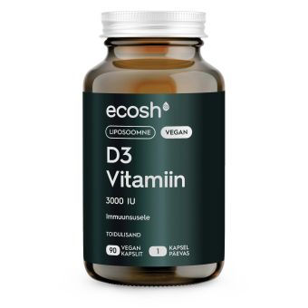 Ecosh Liposoomne Vegan D3-vitamiin N90