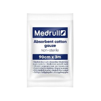 Medrull медицинская марля  3 m x 90 cm N1