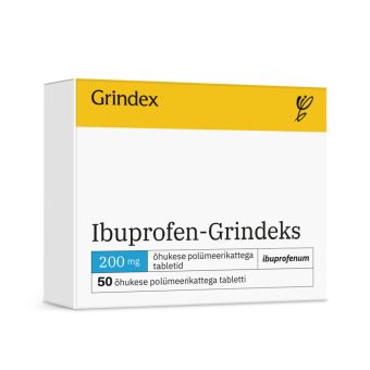 IBUPROFEN-GRINDEKS ÕHUK. POLÜM.KAT. TBL 200MG N50