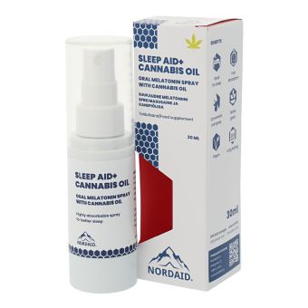 NordAid Sleep Aid мелатонин 1MG + конопляное масло 30 мл