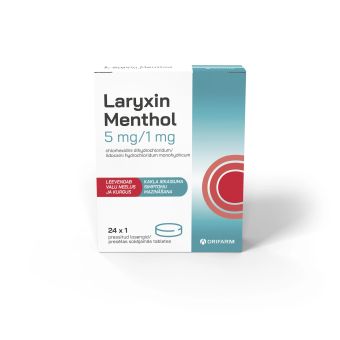 LARYXIN MENTHOL PRESSITUD LOSENG 5MG/1MG N24