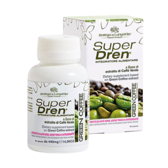 SuperDren Green Coffee капсулы зеленого кофе, ускоряющие обмен веществ N60