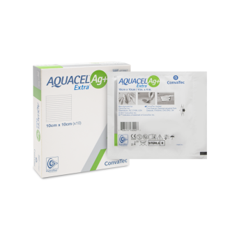 Aquacel Extra AG бинт для ухода за ранами 10x10 cm N1