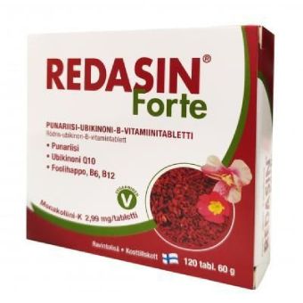 Redasin Forte Südametabletid punase riisiga tbl N120