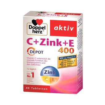 Doppelherz Aktiv C + Tsink + E depootabletid N40