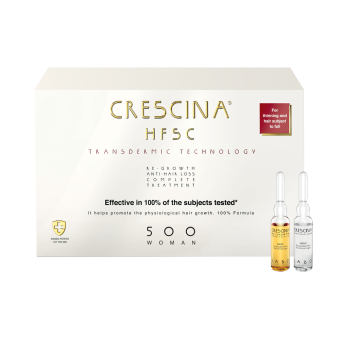 Crescina Transdermic HFSC 500* naistele 20+20 ampulli 3.5 ml