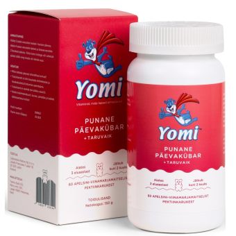 Yomi витаминные мишки со вкусом винограда с эхинацеей и прополисом N60