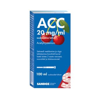 ACC ПЕРОРАЛЬНЫЙ РАСТВОР 20MG/ML, 100 ml 100 мл