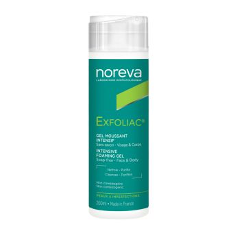 Noreva Exfoliac intensiivne vahutav geel aknelisele nahale 200 ml