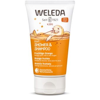 Weleda Kids laste šampoon-dušikreem apelsin 150 ml