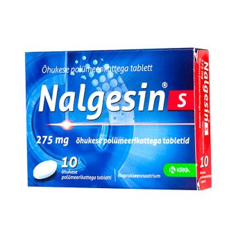 NALGESIN ÕHUK. POLÜM. KAT. TBL 275MG N10