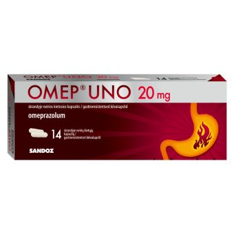 OMEP UNO GASTRORESIST. KÕVAKAPS. 20MG N14