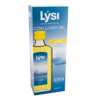 Lysi Omega-3 рыбий жир с лимоном 240 мл