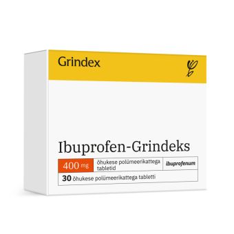 IBUPROFEN-GRINDEKS ÕHUK. POLÜM.KAT. TBL 400MG N30