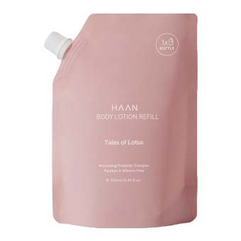 HAAN Body Lotion Refill Tales of Lotus kehalosjoon täitepakend 250 ml