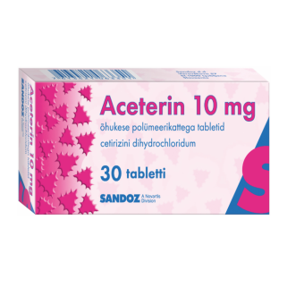 ACETERIN ÕHUKESE POLÜMEERIKATTEGA TABLETID 10MG N30