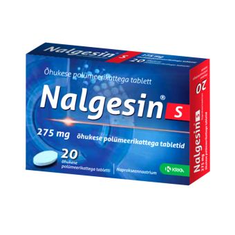 NALGESIN ÕHUK. POLÜM.KAT. TBL 275MG N20